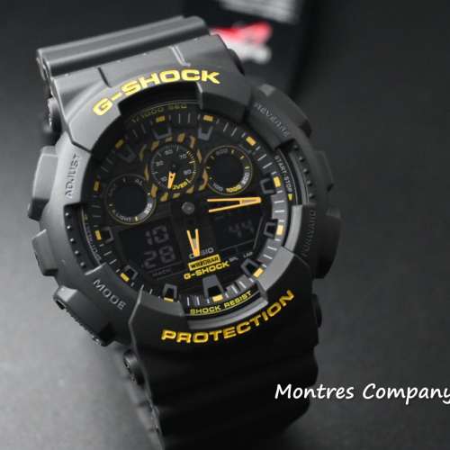 Montres Company 香港註冊公司(31年老店) 卡西歐 CASIO GA-100CY-1A 運動型  工作風...