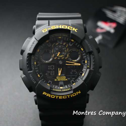 Montres Company 香港註冊公司(31年老店) 卡西歐 CASIO GA-100CY-1A 運動型  工作風...
