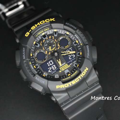 Montres Company 香港註冊公司(31年老店) 卡西歐 CASIO GA-100CY-1A 運動型  工作風...
