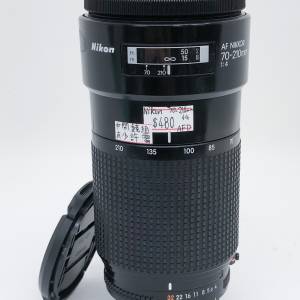 95% New Nikon 70-210mm F4D自動對焦鏡頭, 深水埗門市可購買