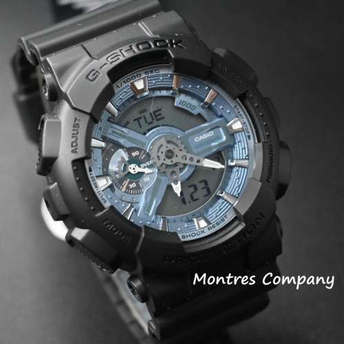 Montres Company 香港註冊公司 (31年老店) 卡西歐 CASIO GA-110CD-1A2 抗磁性 防震...