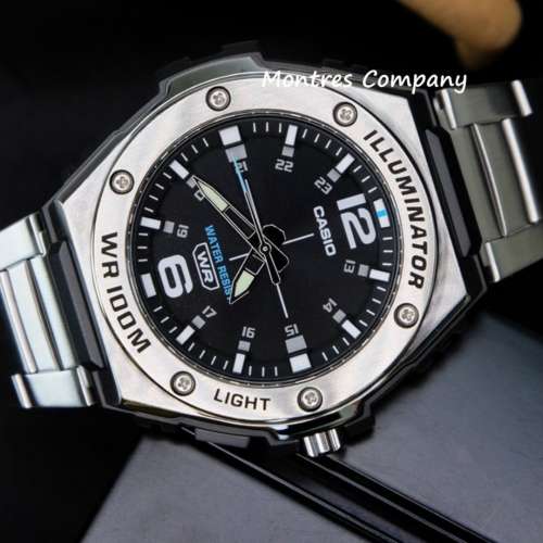 Montres Company 香港註冊公司 (31年老店) 卡西歐 CASIO 不鏽鋼 100米防水 10年電池...