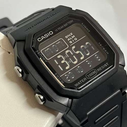 Montres Company香港註冊公司(31年老店) 卡西歐 CASIO 十年電池壽命 W-800H-1B 全...
