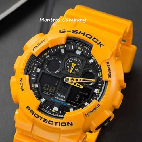 Montres Company 香港註冊公司(31年老店) 卡西歐 CASIO G-SHOCK 200米防水 GA-100A...