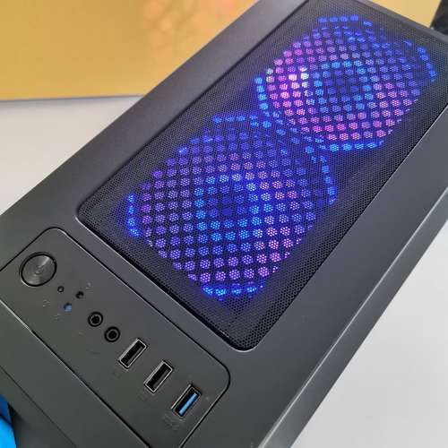 Aerocool Bolt Mini MATX RGB PC Gaming Case 機箱 Full Tempered Glass Side