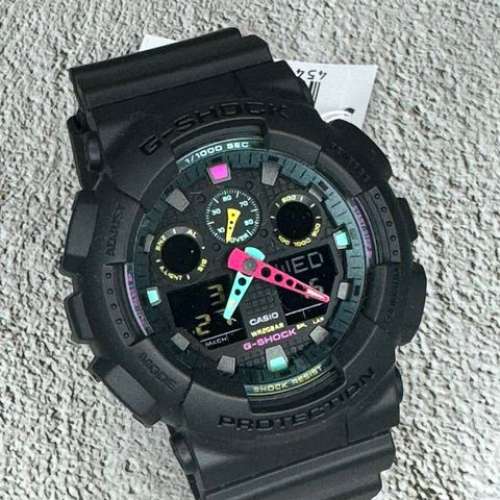 Montres Company 香港註冊公司 (30年老店) 卡西歐 CASIO GA-100MF-1A 防震 防水 黑...