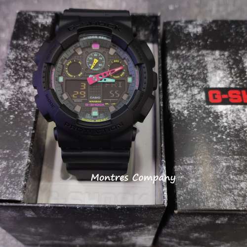Montres Company 香港註冊公司 (30年老店) 卡西歐 CASIO GA-100MF-1A 防震 防水 黑...
