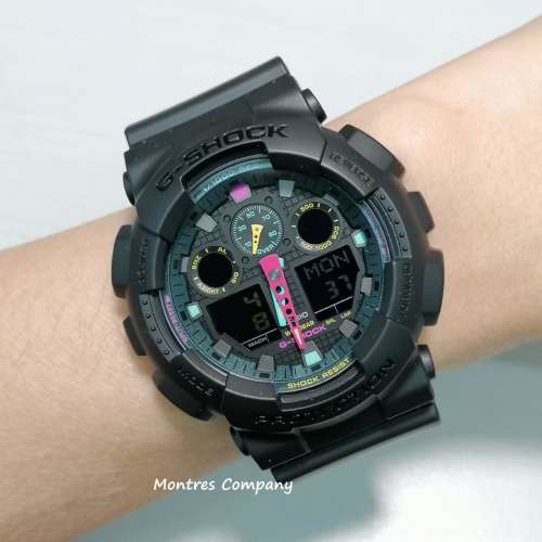 Montres Company 香港註冊公司 (30年老店) 卡西歐 CASIO GA-100MF-1A 防震 防水 黑...