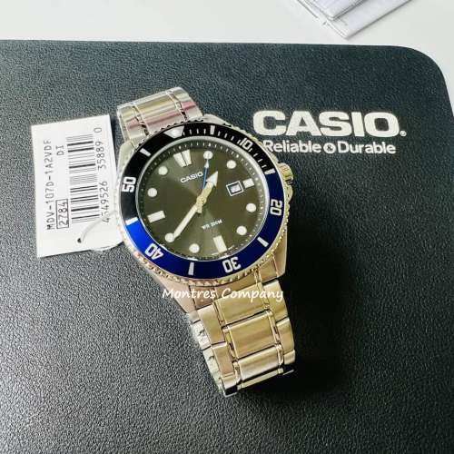 Montres Company香港註冊公司(31年老店) 卡西歐 CASIO 潛水款 藍水鬼 MDV-107D-1A2 ...