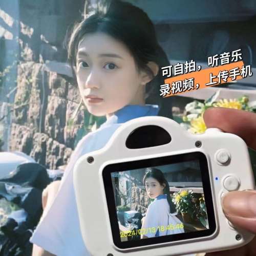 高清雙鏡頭可愛數位相機ccd校園學生可拍照上傳手機旅遊記錄攝影機