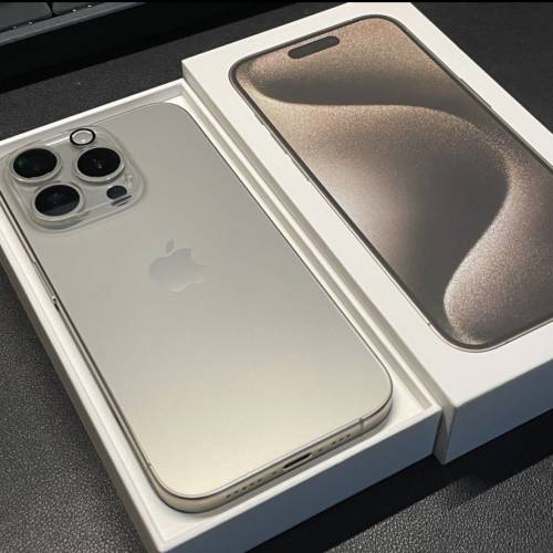 99%新 iPhone 15 Pro 128 GB 原色 鈦 titanium Not Max