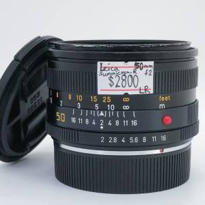 99% New Leica Summicron-R 50mm F2手動鏡頭, 深水埗門市可購買