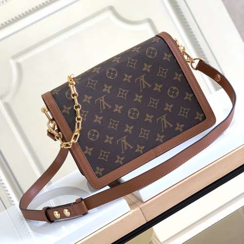 LV Dauphine 達芙妮手袋/郵差包 女士高檔包包 古奢原版