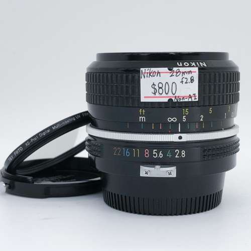 99% New Nikon 28mm F2.8手動鏡頭, 深水埗門市可購買