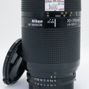 98% New Nikon 70-210mm F4-5.6自動對焦鏡頭, 深水埗門市可購買