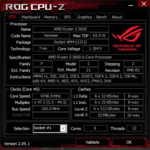 AMD Ryzen 5 5600 B2新製程 全核行....