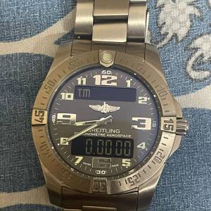 Vintage Breitling Aerospace Titanium Ana-Digital Watch