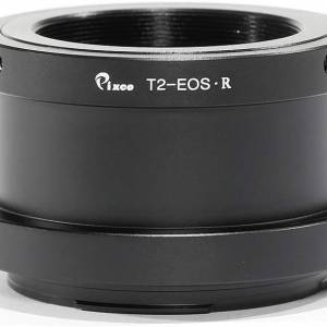 PIXCO T-Mount (T / T-2) Screw Mount SLR Lens To Canon EOS R Mount Adapter