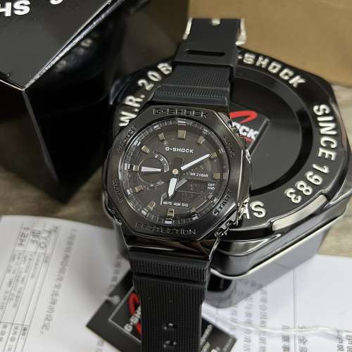 CASIO卡西歐 GM2100 GSHOCK農家橡樹金屬殼手錶ECB-10YP