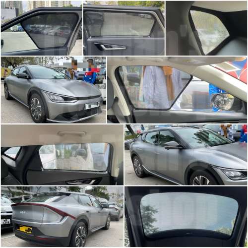 KIA EV6 全車磁石濾光窗網太陽擋