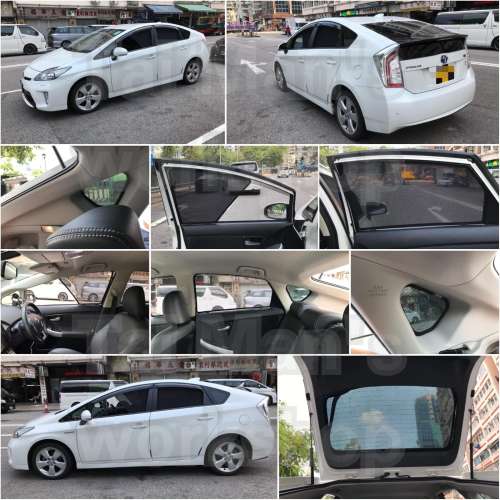 Toyota Prius 全車磁石濾光窗網太陽擋