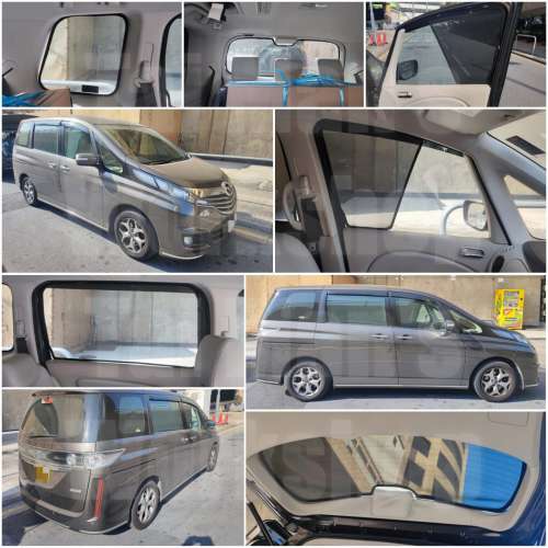 Mazda Biante 全車磁石濾光窗網太陽擋