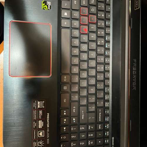 Acer Predator Helios 300 Intel 7700HQ / GTX1060 / 16GB ram 256GB SSD + 1TB HDD