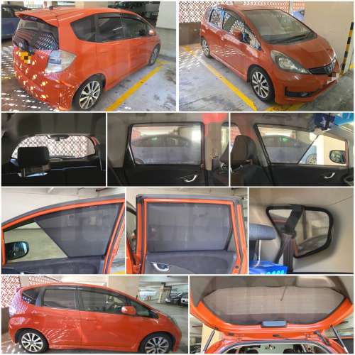 Honda Fit Jazz 全車磁石濾光窗網太陽擋
