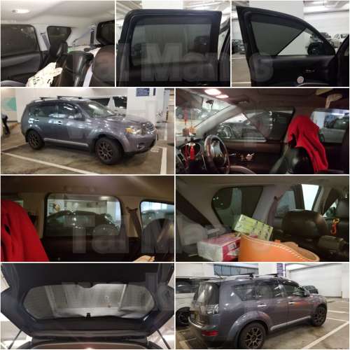 Mitsubishi Outlander 全車磁石濾光窗網太陽擋