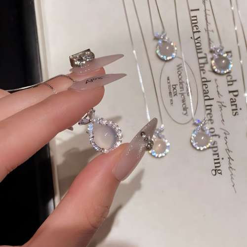 天然玉髓吊墜項鍊