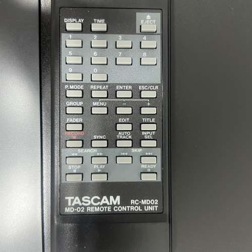 TASCAM 天琴MD 02B 专业MD机 有遙控有盒 陳列品