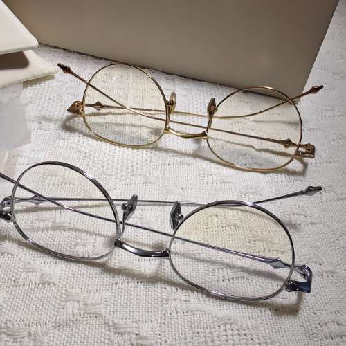 GENTLE MONSTER 細鏡框裝飾 金屬 橢圓形 光學鏡架 男女同款情侶款