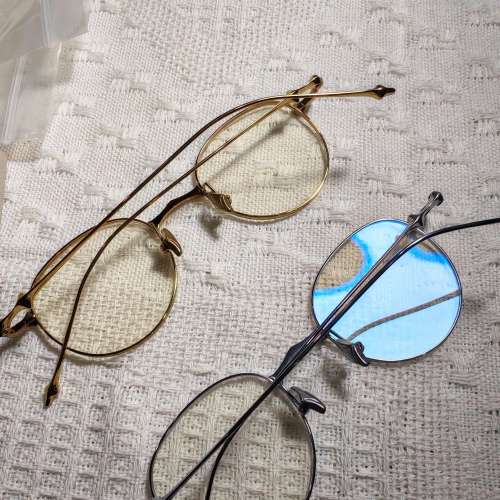 GENTLE MONSTER 細鏡框裝飾 金屬 橢圓形 光學鏡架 男女同款情侶款