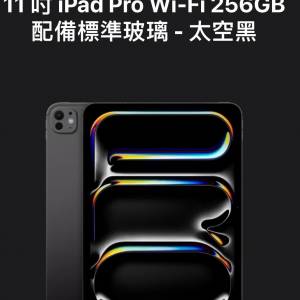 全新Apple iPad Pro/M4/11”/256GB/WiFi