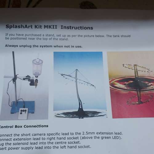 Splashart Kit MkII 攝影水滴控制器 canon/nikon/sony/olympus/OM-SYSTEM適用