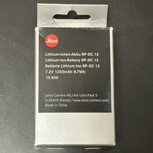 全新Leica Lithium-lon Battery BP-DC 12 for Leica Q / CL / V-LUX 5