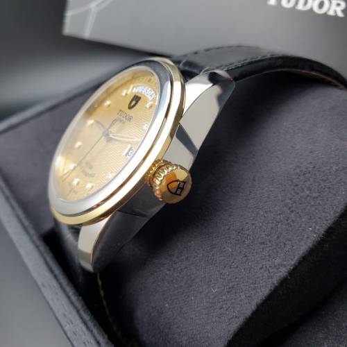 Tudor Glamour Date + Day 56003 Diamond (brand new)