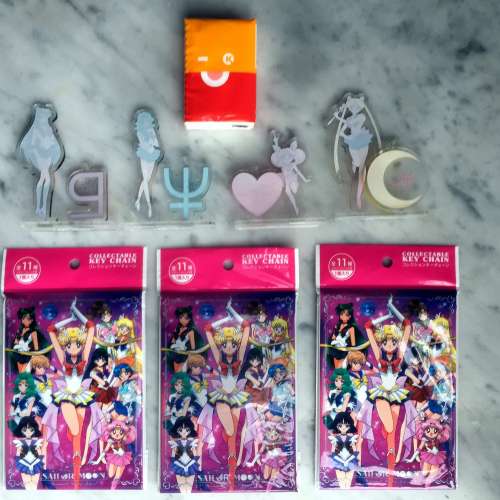 $100 全新 美少女戰士 SailorMoon 戰鬥服版 一套四個 立牌 (紀念版) - 03