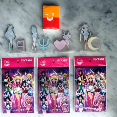 $100 全新 美少女戰士 SailorMoon 戰鬥服版 一套四個 立牌 (紀念版) - 03