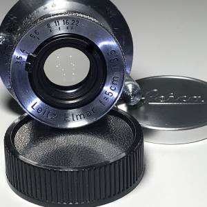 Vintage Leitz Elmar f=5cm 1:3.5 L39 LTM Leica Screw mount Lens