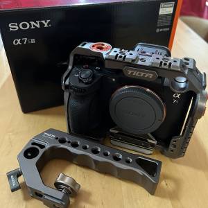 Sony A7s iii A7s3 Full Frame Camera Tilta Tactical Cage, With Box!