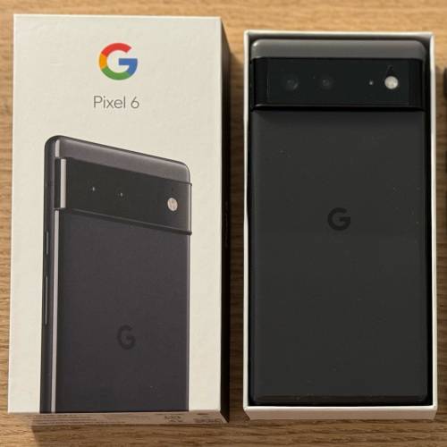 🔥99%新完美冇花磞Google Pixel 6 128GB 風暴黑全套齊件 已有mon貼鏡頭貼 功能100%...