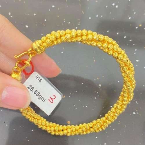 916 real gold bracelet 916 real gold bracelet