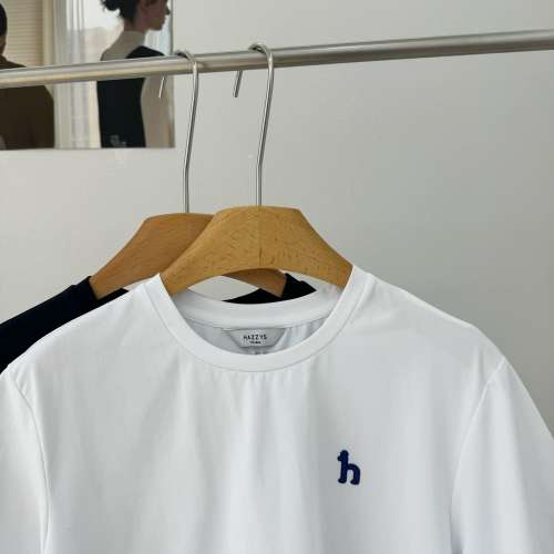 爆款哈吉*斯Hazzy*s最新款男士涼感防曬基礎短袖T恤