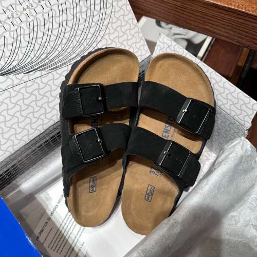 Birkenstock Arizona 絨面 柔軟舒適 一字拖鞋 男女同款！