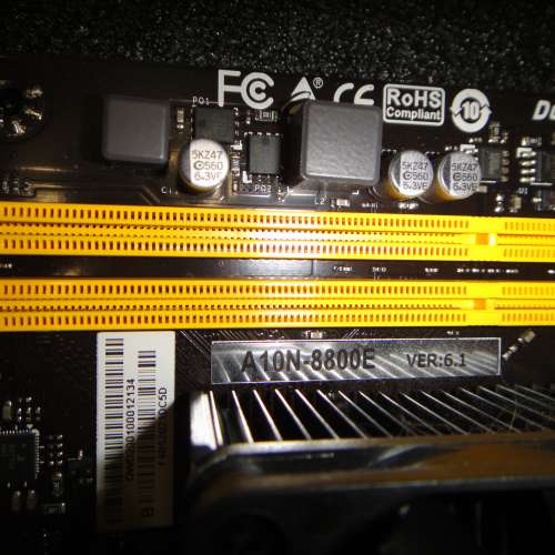( ITX) BIOSTAR A10N-8800E 底板連背板 支援DDR4及有M.2