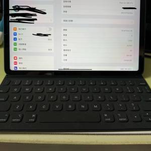 Ipad air 5 藍色 64G lte with apple keyboard