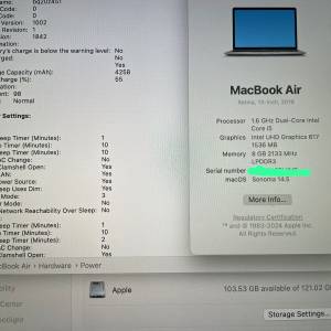 2019 Macbook Air i5/8GB/128GB