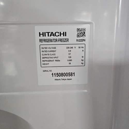 HITACHI 日立 R-S32EPH 三門雪櫃