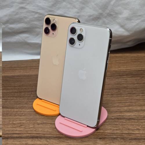 港行94-95%🔋 2個月保養 95新iPhone 11 Pro 512GB 白/金色行貨實體雙卡 送多款配件(...